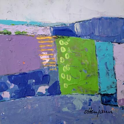 Peinture Linéaire nord 2 par Ottenjann Andrea | Tableau Abstrait Acrylique Paysages