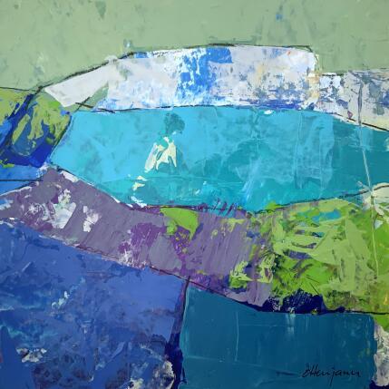 Pintura Souvenir de voyage 2 por Ottenjann Andrea | Pintura Abstract Acrylic Landscapes