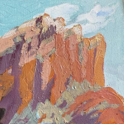 Painting Cliffside View by Carrillo Cindy  | Painting Figurative Oil Landscapes