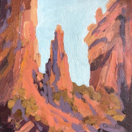 Painting Red Rock Splendor by Carrillo Cindy  | Painting Figurative Oil Landscapes, Pop icons