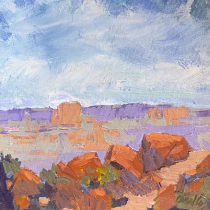 Painting Mesa View by Carrillo Cindy  | Painting Figurative Oil Landscapes