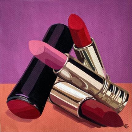 Peinture Lequel tu préfères ? par Colin Véronique | Tableau Figuratif Acrylique Mode, Natures mortes, Scènes de vie