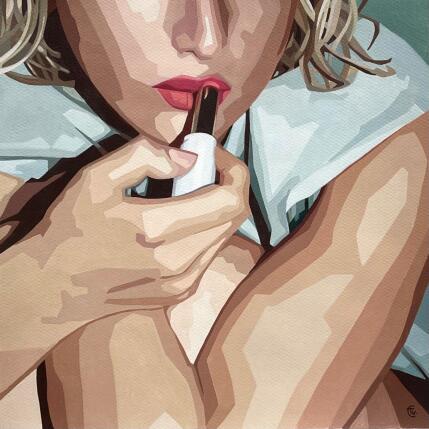 Peinture Touche finale par Colin Véronique | Tableau Figuratif Acrylique Mode, Portraits, Scènes de vie