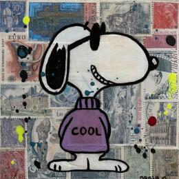 Pintura cool por Marie G.  | Pintura Pop-art Acrylic, Gluing, Wood Pop icons