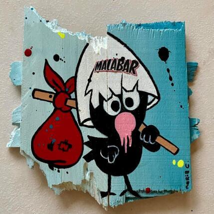 Peinture z'adore les Malabar par Marie G.  | Tableau Pop-art Acrylique, Bois, Collage Icones Pop