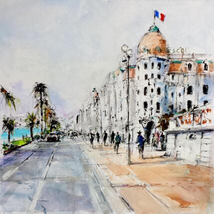 Peinture LE NEGRESCO HOTEL par Poumelin Richard | Tableau Figuratif Huile Nature