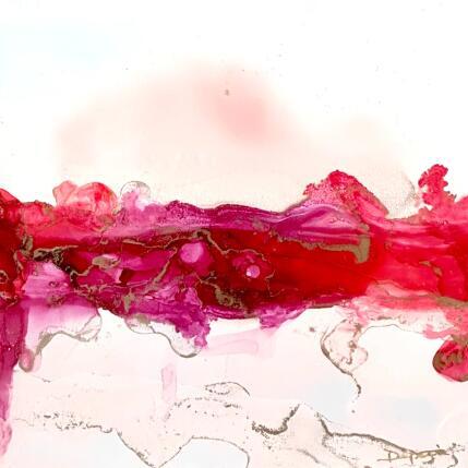 Peinture 1680 Poésie florale par Depaire Silvia | Tableau Abstrait Acrylique Minimaliste, Paysages