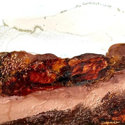 Peinture 2401 Moka mousse par Depaire Silvia | Tableau Abstrait Acrylique Minimaliste, Paysages