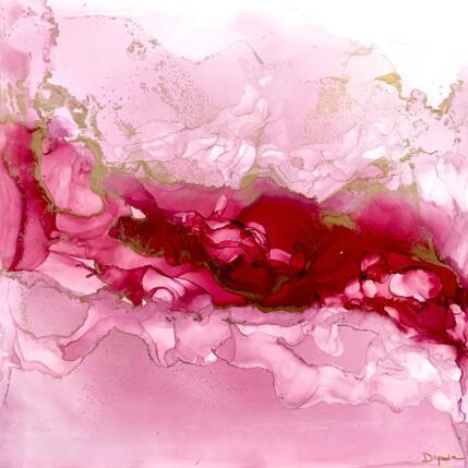 Peinture 990  Poésie florale par Depaire Silvia | Tableau Abstrait Acrylique Minimaliste, Paysages