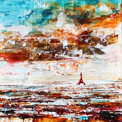 Peinture Paris le jour 2 par Reymond Pierre | Tableau Figuratif Huile Paysages, Urbain