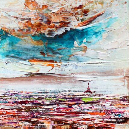 Peinture Paris le jour 3 par Reymond Pierre | Tableau Figuratif Huile Paysages, Urbain