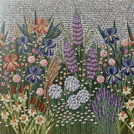 Peinture Spring garden 2 par Dmitrieva Daria | Tableau Impressionnisme Acrylique Nature