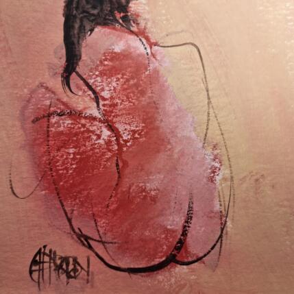 Peinture Printemps  2 par Chaperon Martine | Tableau Figuratif Acrylique Nu