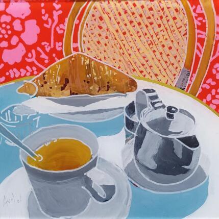 Peinture C'était un lundi aux couleurs du bonheur par Auriol Philippe | Tableau Figuratif Acrylique, Plexiglas, Posca Natures mortes