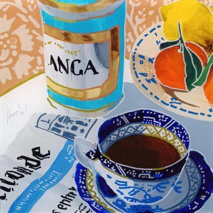 Peinture Adoucir les nouvelles par Auriol Philippe | Tableau Figuratif Acrylique, Plexiglas, Posca Natures mortes