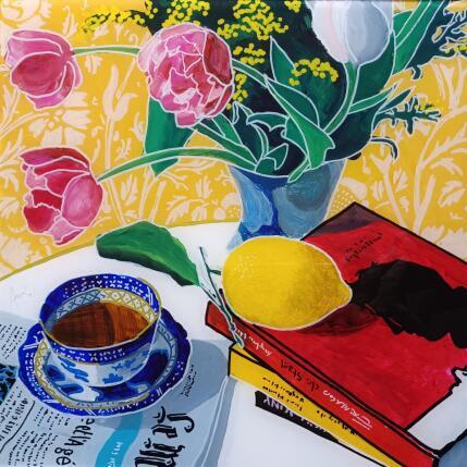 Peinture Nicolas regardait arriver les ombres par Auriol Philippe | Tableau Figuratif Acrylique, Plexiglas, Posca Natures mortes