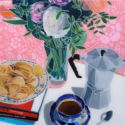 Peinture Les madeleines ressemblaient aux rochers d'Antibes par Auriol Philippe | Tableau Figuratif Acrylique, Plexiglas, Posca Natures mortes