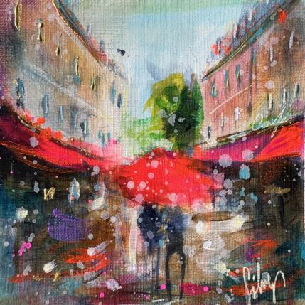 Peinture Lovely weekend to Paris par Solveiga | Tableau  Acrylique