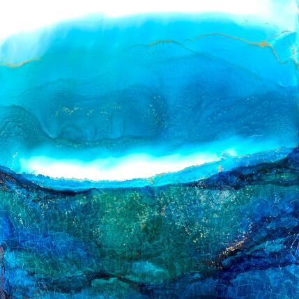 Peinture 2448 Poésie Marine par Depaire Silvia | Tableau Abstrait Acrylique Marine, Minimaliste, Paysages