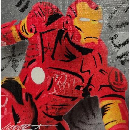 Painting Iron Man by Kedarone | Painting Pop-art Acrylic, Graffiti Pop icons
