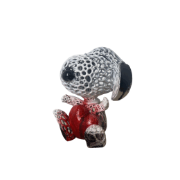 Sculpture CLASSIC SNOOPY HUG par Mikhel Julien | Sculpture Pop-art Graffiti, Résine