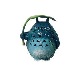 Sculpture LAKE TOTORO LEAF par Mikhel Julien | Sculpture Pop-art Graffiti, Résine