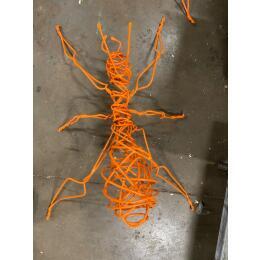 Sculpture Fourmi M Orange par Eres Nicolas | Sculpture Figuratif Métal Animaux