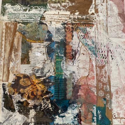 Peinture La coquette par Sablyne | Tableau Art Singulier Acrylique Portraits