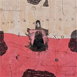 Pintura 36-76 por Boitier Thierry | Pintura Abstract Acrylic Portrait