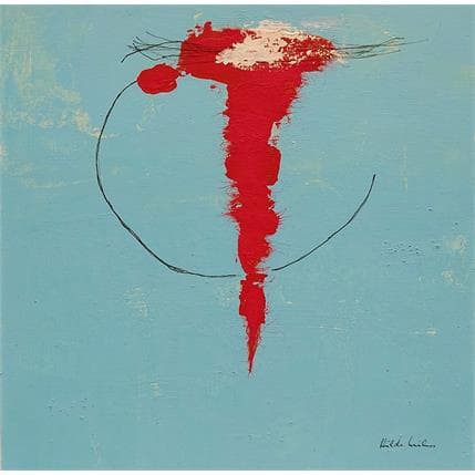 Peinture LN11 par Wilms Hilde | Tableau Abstrait Minimaliste