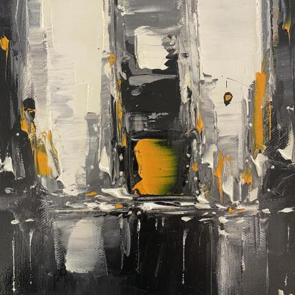 Painting GOLD TIME by Bond Tetiana | Painting Figurative Oil Urban