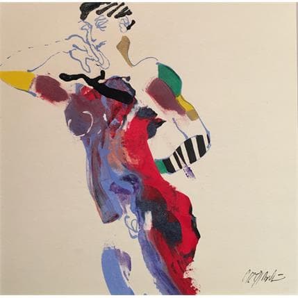 Painting 6133 by Cressanne | Painting Raw art Acrylic Nude