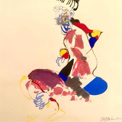 Painting 6146 by Cressanne | Painting Raw art Acrylic Nude