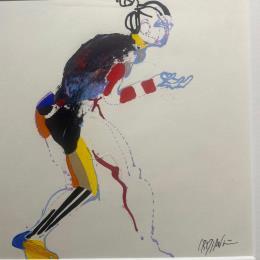 Painting 811 by Cressanne | Painting Raw art Acrylic Nude, Portrait