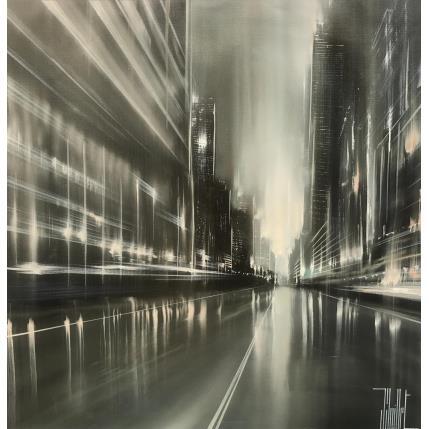 Peinture silver lights par Guillet Jerome | Tableau Figuratif Acrylique, Huile Urbain
