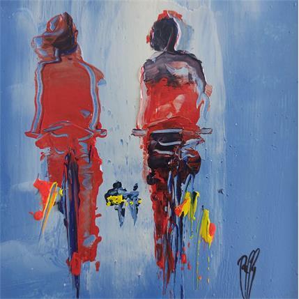 Pintura toi en rouge por Raffin Christian | Pintura Figurative Acrylic, Oil Life style