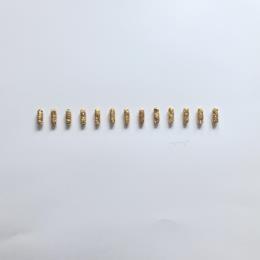 Peinture happy pills gold par Marjot Emily Jane  | Tableau Abstrait minimaliste