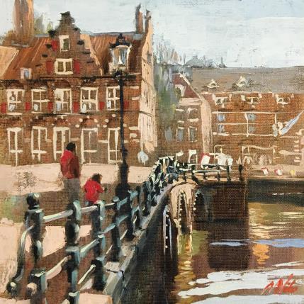 Peinture Good day par Niko Marina  | Tableau Figuratif Huile Urbain