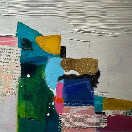 Peinture le grand refuge par Lau Blou | Tableau Abstrait Acrylique Paysages