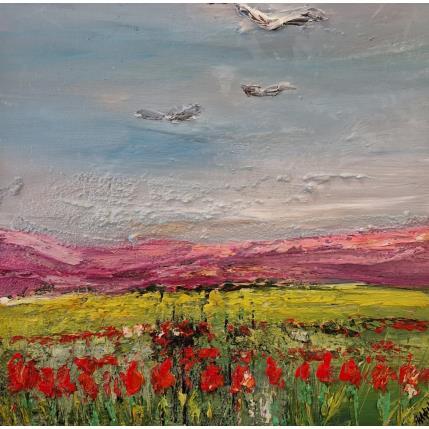 Peinture Printannier par Shahine | Tableau Figuratif Huile Paysages