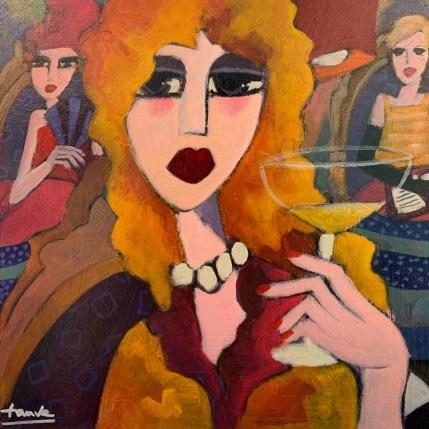 Peinture Les amis 2 par Fauve | Tableau Figuratif Acrylique Scènes de vie