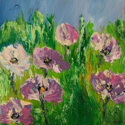 Peinture Fraicheur d'ete par Shahine | Tableau Figuratif Huile Paysages