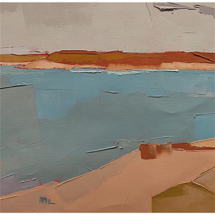 Peinture Temps calme par PAPAIL | Tableau Figuratif Huile Paysages