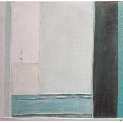 Peinture Pantarei par Roma Gaia | Tableau Abstrait Minimaliste