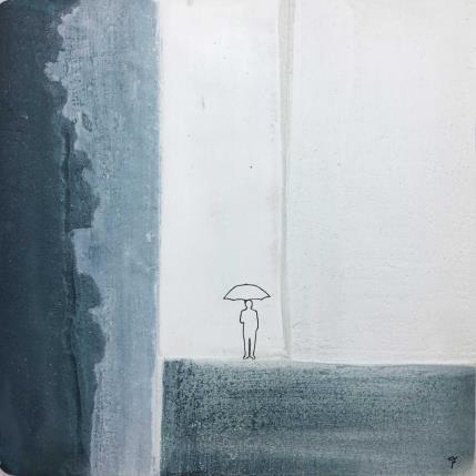 Peinture Drops of Jupiter par Roma Gaia | Tableau Abstrait Minimaliste