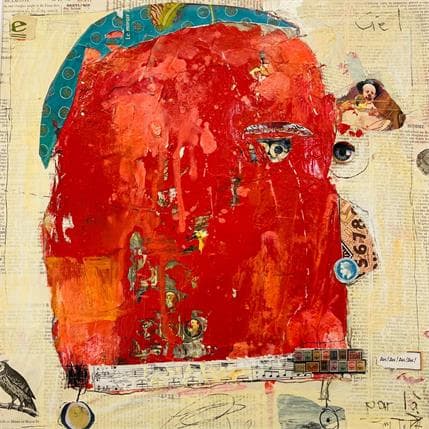 Peinture Tête a Roulette par De Sousa Miguel | Tableau Art Singulier scènes de vie