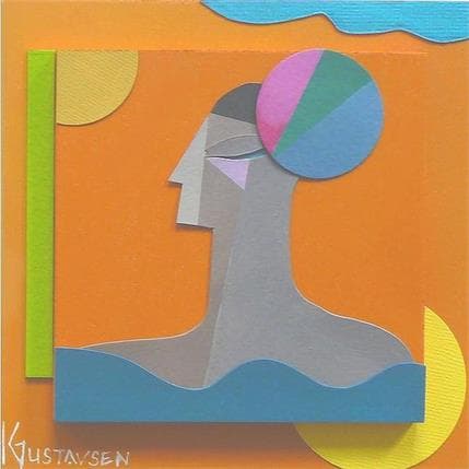 Peinture Swim 2 par Gustavsen Karl | Tableau Figuratif Portraits