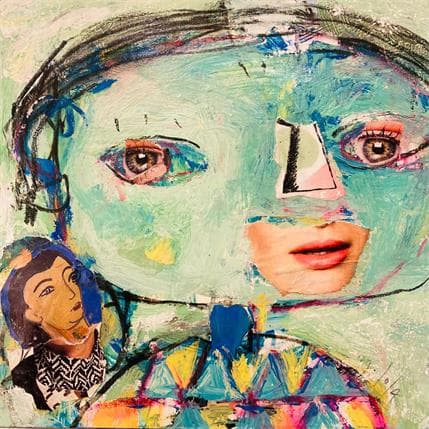 Peinture Tiens Tiens! par De Sousa Miguel | Tableau Art Singulier Scènes de vie