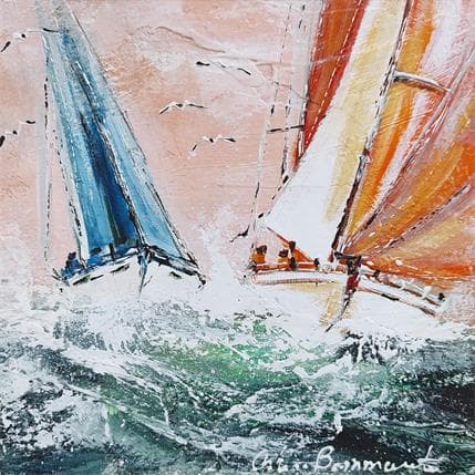 Peinture En douceur par Ortis-Bommarito Nicole | Tableau Figuratif Acrylique Marine