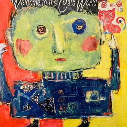 Peinture Welcome par De Sousa Miguel | Tableau Art Singulier Scènes de vie